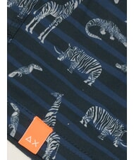 SUN68 BIG PRINT Costume de plage pour homme bleu marine/blanc - Maillots de bain - 2