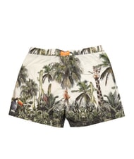 SUN68 ANIMAL Costume de plage pour homme blanc crème - Maillots de bain - 3