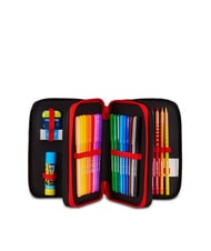 MILAN KICK AND SCORE Trousse à crayons 3 zips avec trousse scolaire - Étuis et Accessoires