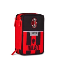 MILAN KICK AND SCORE Trousse à crayons 3 zips avec trousse scolaire Noir - Étuis et Accessoires - 6