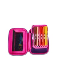 SJGANG FABLE JOURNEY Trousse &agrave; crayons avec kit scolaire violet - &Eacute;tuis et Accessoires - 3