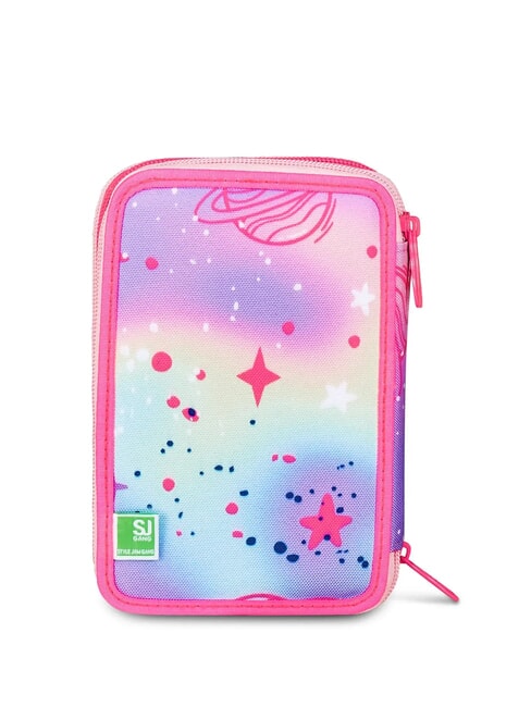 CAT LED Trousse &agrave; crayons 3 zips avec trousse scolaire fuxiafluo - &Eacute;tuis et Accessoires