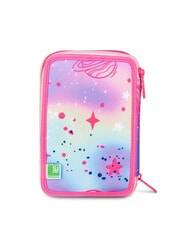 SJGANG CAT LED Trousse &agrave; crayons 3 zips avec trousse scolaire fuxiafluo - &Eacute;tuis et Accessoires - 7