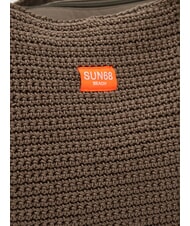 SUN68 TWIST Sac de plage à bandoulière beige - Sacs pour Femme - 3