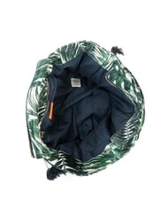 SUN68 FANCY SPONGE ALLOVER Sac de plage en toile à bandoulière Vert anglais/blanc crème - Sacs pour Femme - 5