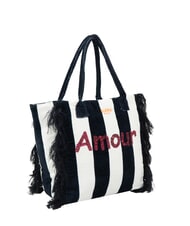 SUN68 FANCY SPONGE ALLOVER Sac de plage en toile à bandoulière - Sacs pour Femme