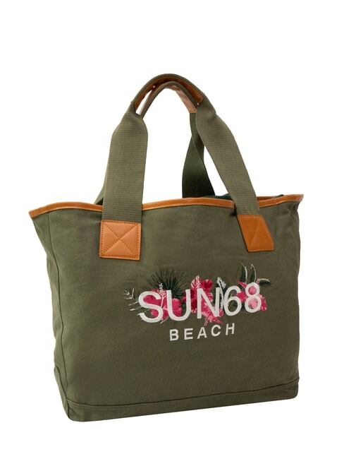 LOGO BEACH Sac de plage en toile militaire - Sacs pour Femme