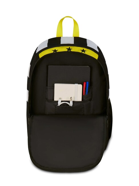 MAGIC GOAL Sac à dos extensible RAYURE NOIR / BLANC - Sacs à dos pour l'École & les Loisirs