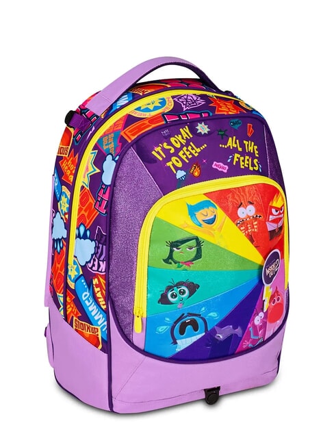 UNIVERSAL MOOD Sac à dos à roulettes amovible à 3 roues mousseline lilas - Sacs à dos à roulettes