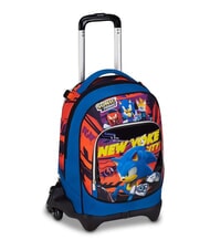 SONIC PRIME NEW YOKE CITY Sac à dos à roulettes amovible à 3 roues - Sacs à dos à roulettes