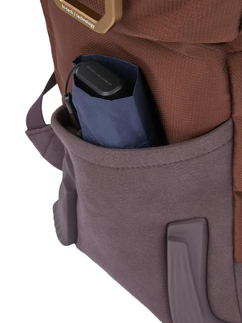 CAMPIONARIO - CORNER 2.0 Sac &agrave; dos PC 15,6", avec housse de pluie MARRON - Sacs &agrave; dos pour ordinateur portable