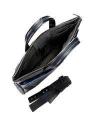 PIQUADRO CAMPIONARIO - BLUE SQUARE SPECIAL Porte-documents pour ordinateur portable 15,6 ", en cuir Noir - Porte Documents Travail - 2