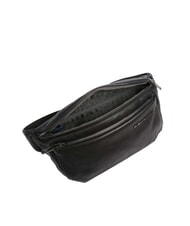 PIQUADRO CAMPIONARIO - TALLIN Pochette en cuir avec poche Noir - Sacs banane - 3