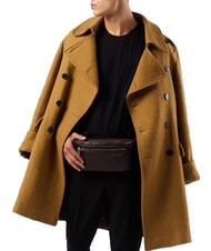 PIQUADRO CAMPIONARIO - TALLIN Pochette en cuir avec poche Noir - Sacs banane - 5