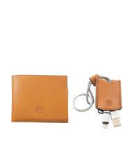 PIQUADRO CAMPIONARIO - BAGMOTIC KIT Portefeuille en cuir + porte-cl&eacute;s avec USB Cuir / Bleu - Portefeuilles Homme - 2