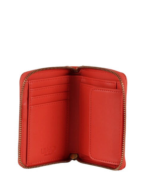 LAPUFFY  Portefeuille moyen à fermeture éclair citrouille - Portefeuilles Femme