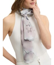 LIUJO FLOWER Écharpe aquarelle NOIR - Écharpes - 4