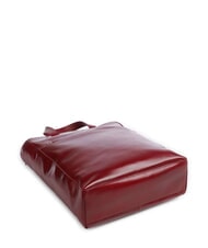 PIQUADRO CAMPIONARIO - BLUE SQUARE Mallette verticale en cuir pour ordinateur portable 14 pouces ROUGE - Porte Documents Travail - 4