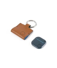 PIQUADRO CAMPIONARIO - BAGMOTIC Porte-cl&eacute;s en cuir avec connecteur Cuir / Bleu - Porte-cl&eacute;s - 2