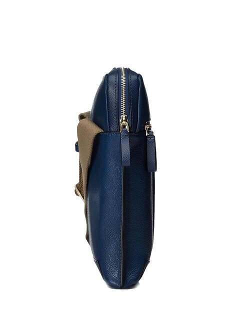 CAMPIONARIO - ARCHIMEDE Grand sac en cuir bleu - Sacs en Bandouli&egrave;res pour Homme