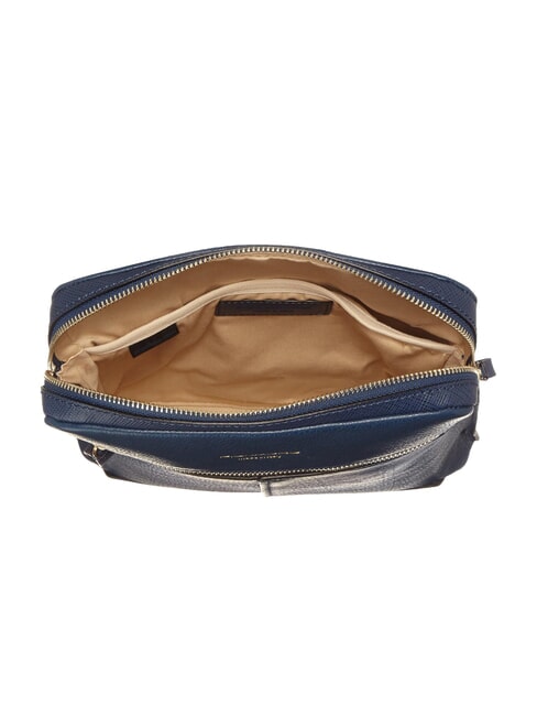 CAMPIONARIO - ARCHIMEDE Grand sac en cuir bleu - Sacs en Bandouli&egrave;res pour Homme