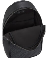 TOMMY HILFIGER TH  MONOGRAM Sac à dos à une épaule le noir - Sacs à dos pour l'École & les Loisirs - 3