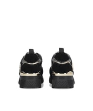 LIUJO MAXI WONDER 01 Baskets à plateforme avec détails en python noir - Chaussures Femme - 7