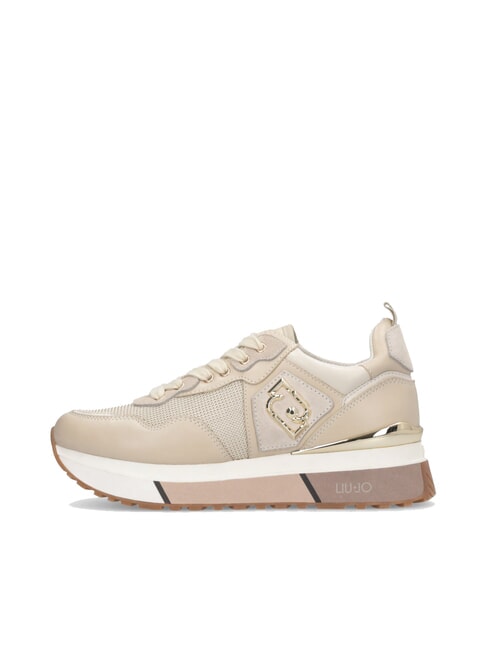 MAXI WONDER 01 Baskets en cuir et mesh corde brillante - Chaussures Femme