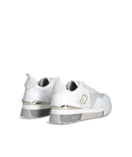 LIUJO MAXI WONDER 01 Baskets en cuir et mesh blanche - Chaussures Femme - 5