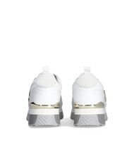 LIUJO MAXI WONDER 01 Baskets en cuir et mesh blanche - Chaussures Femme - 7