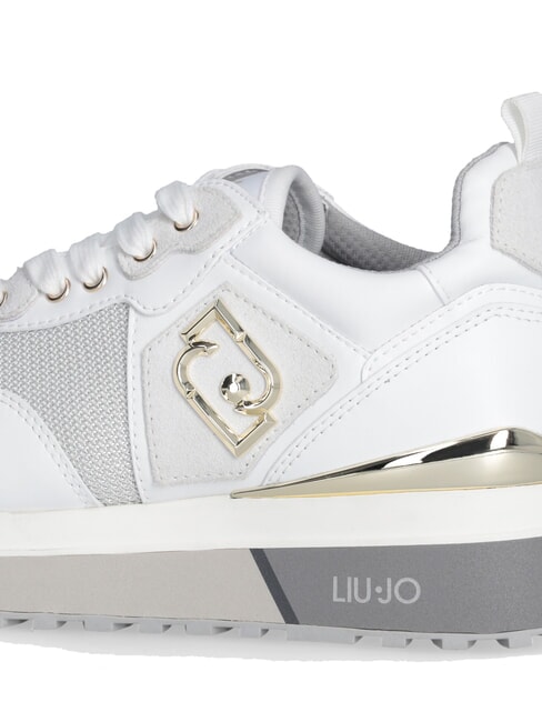 MAXI WONDER 01 Baskets en cuir et mesh blanche - Chaussures Femme