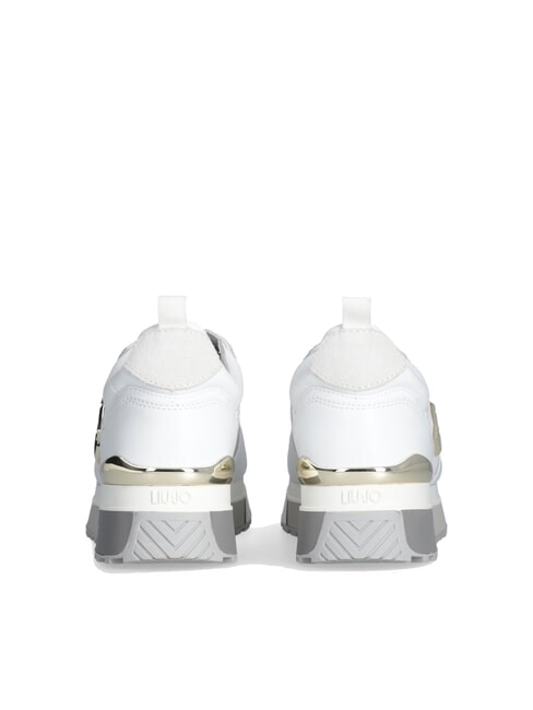 MAXI WONDER 01 Baskets en cuir et mesh blanche - Chaussures Femme