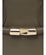 FURLA GOCCIA Petit sac à bandoulière en cuir sage - Sacs pour Femme - 5