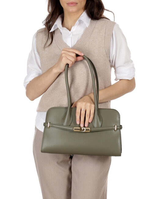 GOCCIA Petit sac à bandoulière en cuir sage - Sacs pour Femme