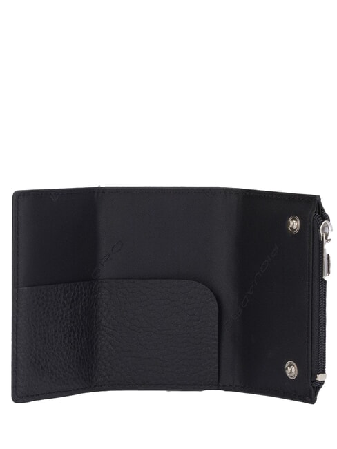 MODUS RESTYLING Porte-cartes en cuir avec curseur Noir - Portefeuilles Homme