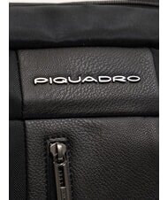 PIQUADRO BRIEF ECOLOGICA Sac en tissu avec bandoulière Noir - Sacs de voyage - 3