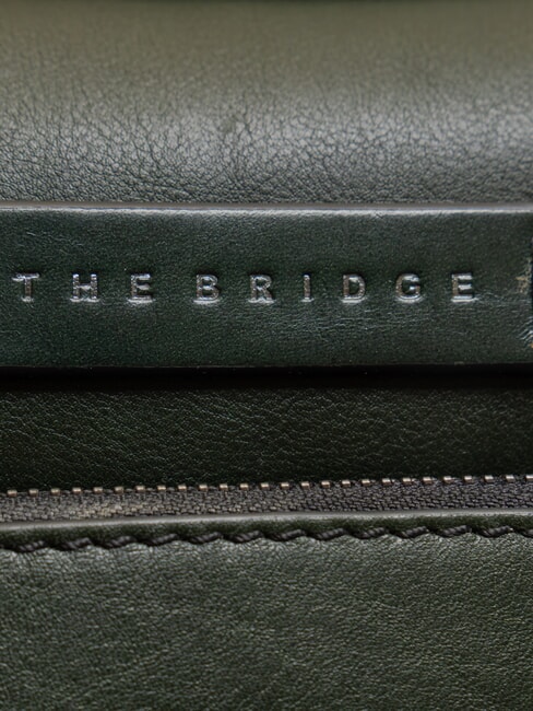 FILIPPO  Valise &agrave; roulettes en cuir malachite/orni&egrave;re. sombre - Valises cabine