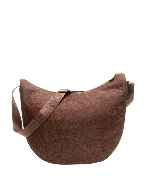BORBONAIS Sac Hobo LUNA, moyen noisette - Sacs pour Femme