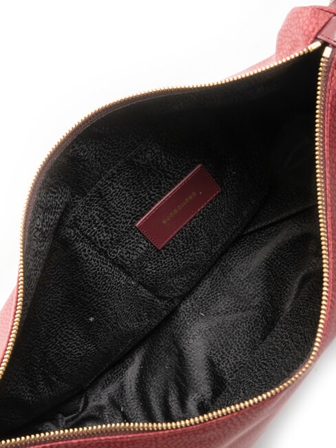 BORBONAIS Sac Hobo LUNA, moyen merlot - Sacs pour Femme