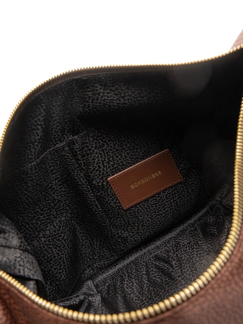 BORBONAIS LUNA Sac à bandoulière en tissu jet op noisette - Sacs pour Femme