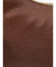 BORBONESE BORBONAIS Sac Hobo LUNA, petit noisette - Sacs pour Femme - 3