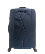 PIQUADRO X19 Trolley moyen avec poches bleu - Valises Semi-rigides - 5