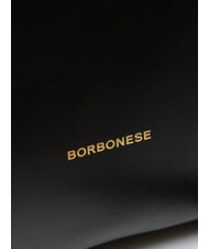 BORBONESE SEXY MEDIUM Sac &agrave; main moyen avec bandouli&egrave;re Noir - Sacs pour Femme - 3