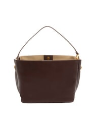 BORBONESE BRIDLE MEDIUM HOBO Sac à bandoulière en cuir châtaigne/champignon - Sacs pour Femme - 4