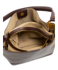 BORBONESE BRIDLE MEDIUM HOBO Sac à bandoulière en cuir châtaigne/champignon - Sacs pour Femme - 5