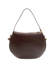 BORBONESE BRIDLE MEDIUM HOBO Sac Hobo moyen en cuir nappa châtaigne/champignon - Sacs pour Femme - 4
