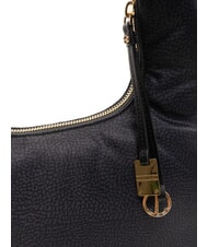 BORBONESE TWINNIE SMALL Petit sac à bandoulière noir foncé - Sacs pour Femme - 3