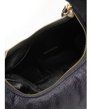 BORBONESE TWINNIE SMALL Petit sac à bandoulière noir foncé - Sacs pour Femme - 5