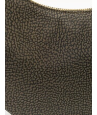 BORBONESE HOBO LUNA MINI ECO LINE Sac d'épaule laurier - Sacs pour Femme - 3