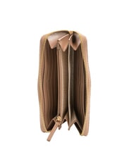 BORBONESE CLASSICA Portefeuille zippé mauve - Portefeuilles Femme - 2